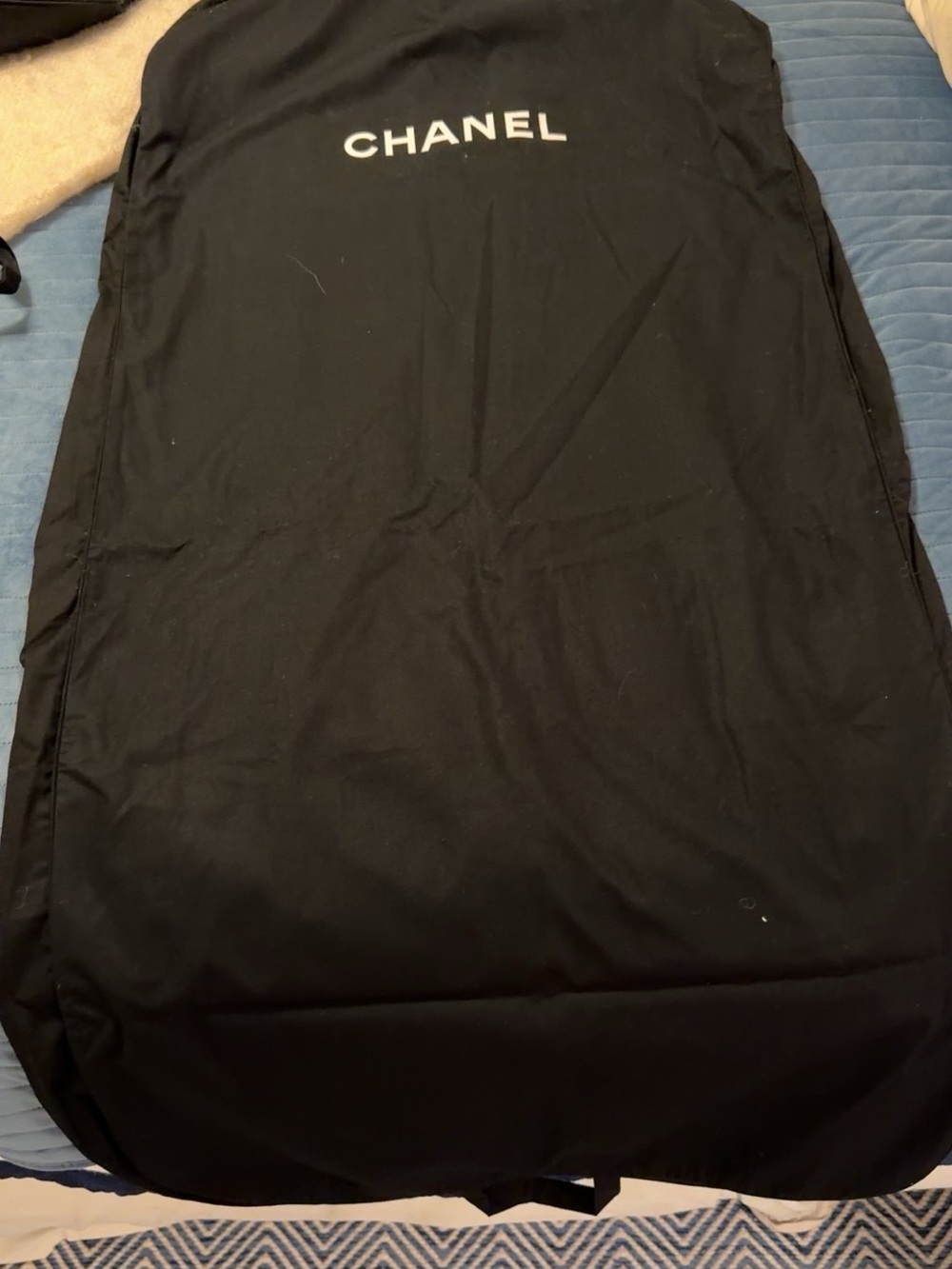 CHANEL Black Garment Bag